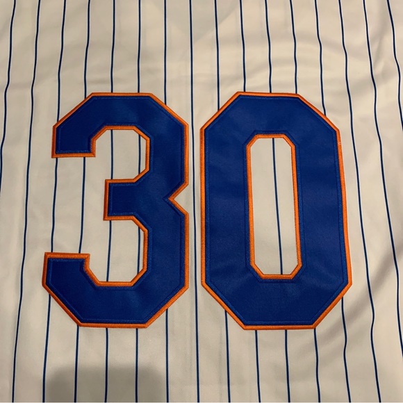 Nolan Ryan New York Mets Jersey Mens XL NWT 1969 Home Cream Pinstripe - Picture 12 of 14